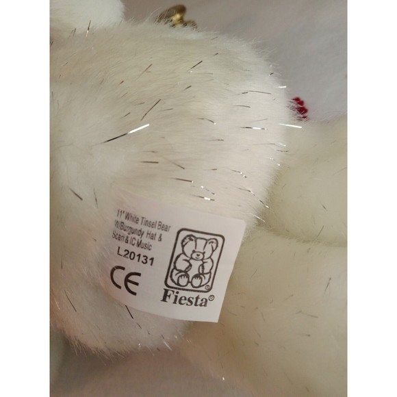 FIESTA HOLIDAY BEAR  L-20131 PLUSH STUFFED ANIMAL TOY - Picture 4 of 6